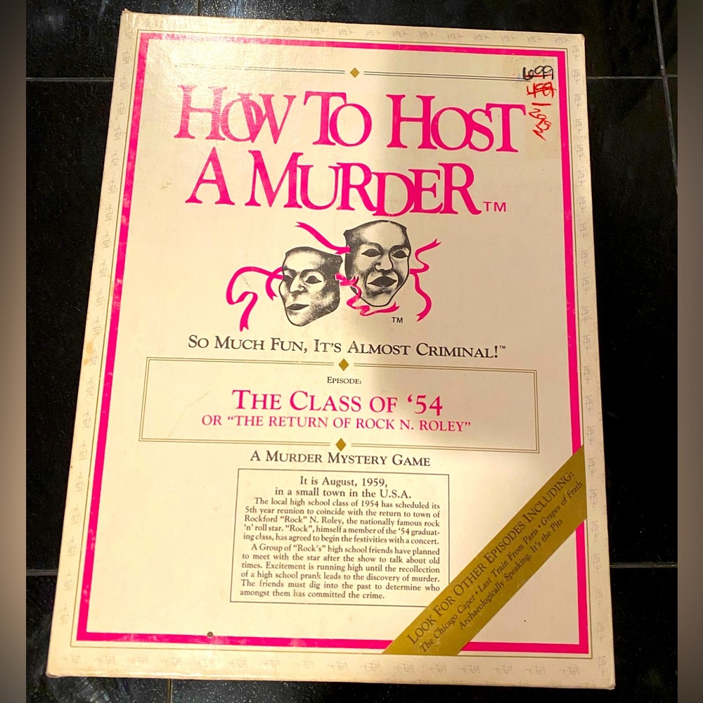 Game: How To Host A Murder. The Class of ‘54 “The Return of Rock N. Roley”